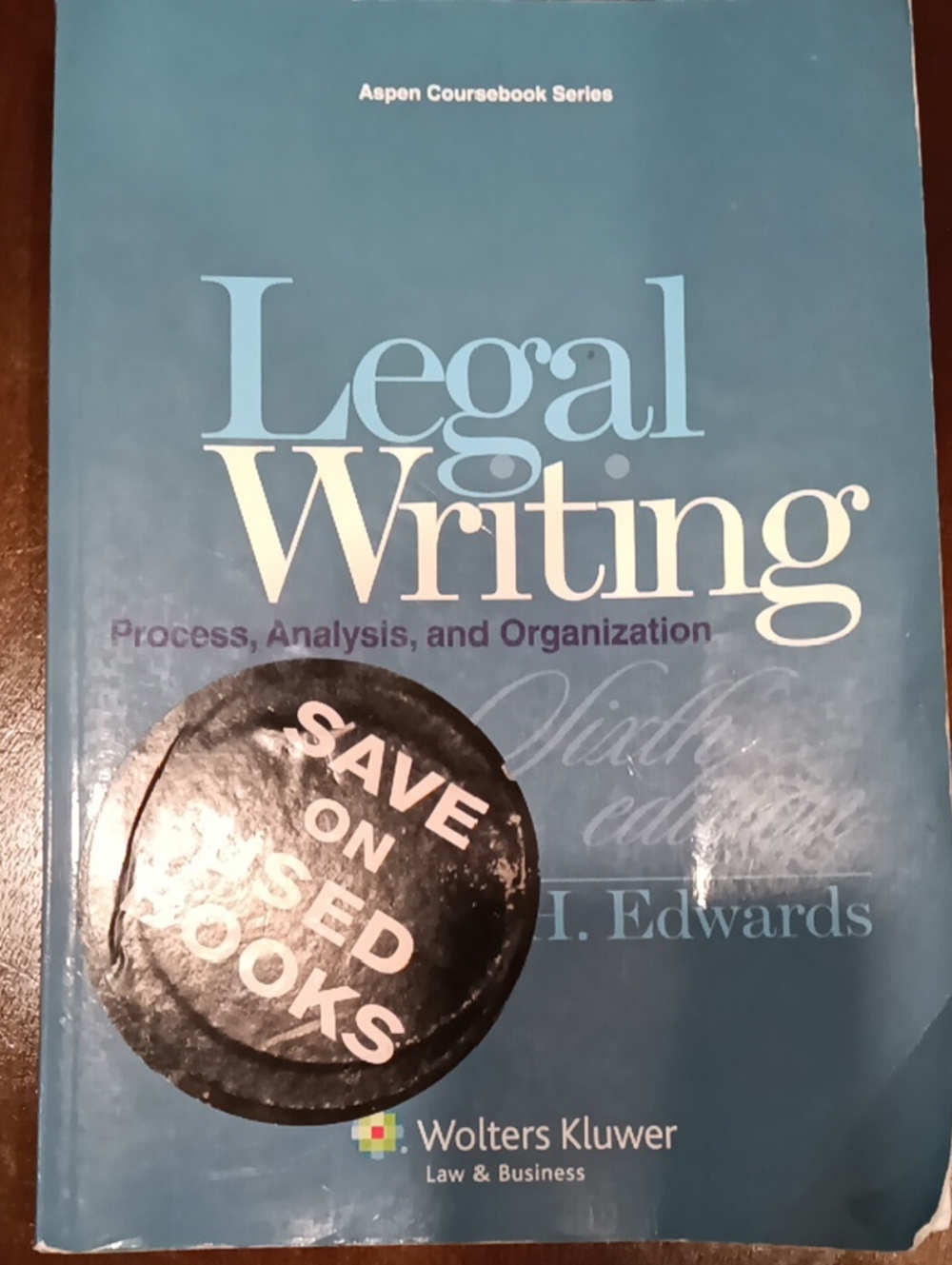 Legal Writing Textbook - Blue